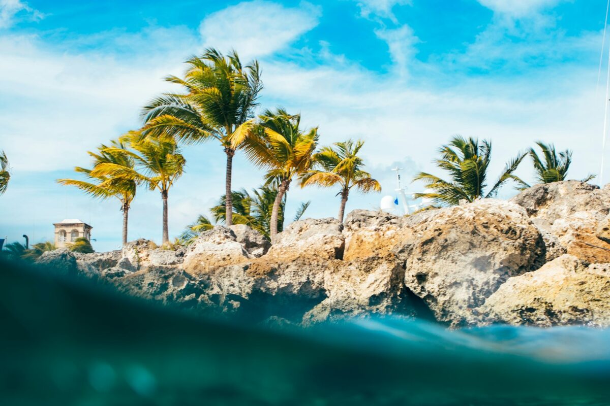 Caribbean visa-free islands — turquoise beach