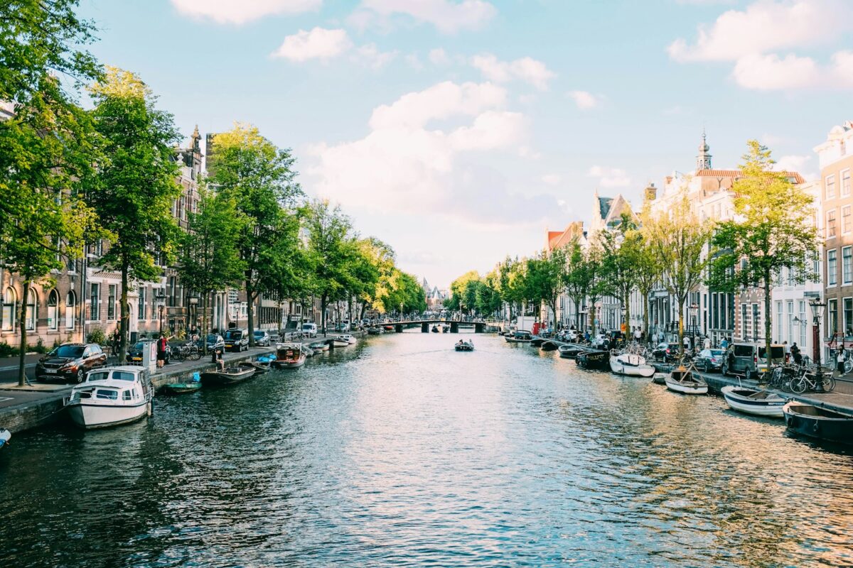 Ireland vs Netherlands work permit, Amsterdam canal