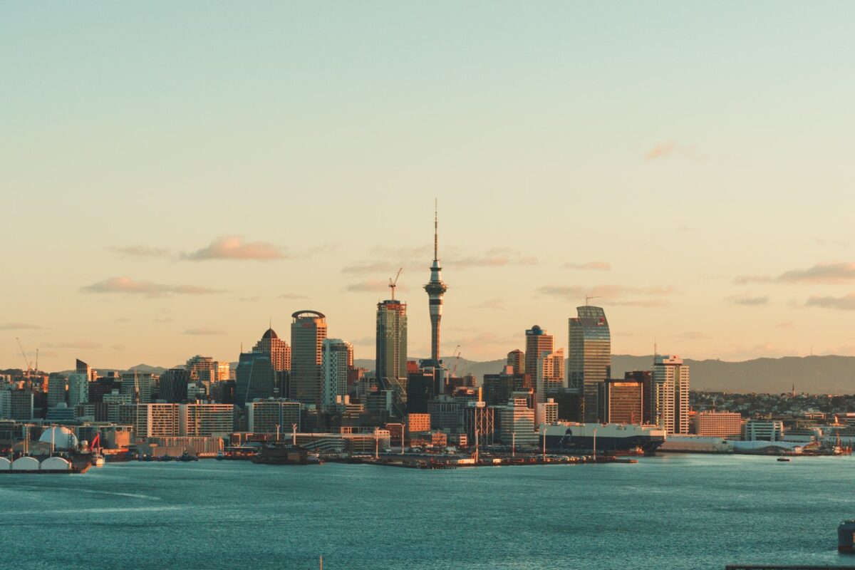 New Zealand Active Investor Plus visa view over Auckland harbour