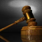 Courtroom gavel symbolizing the AI antitrust lawsuit