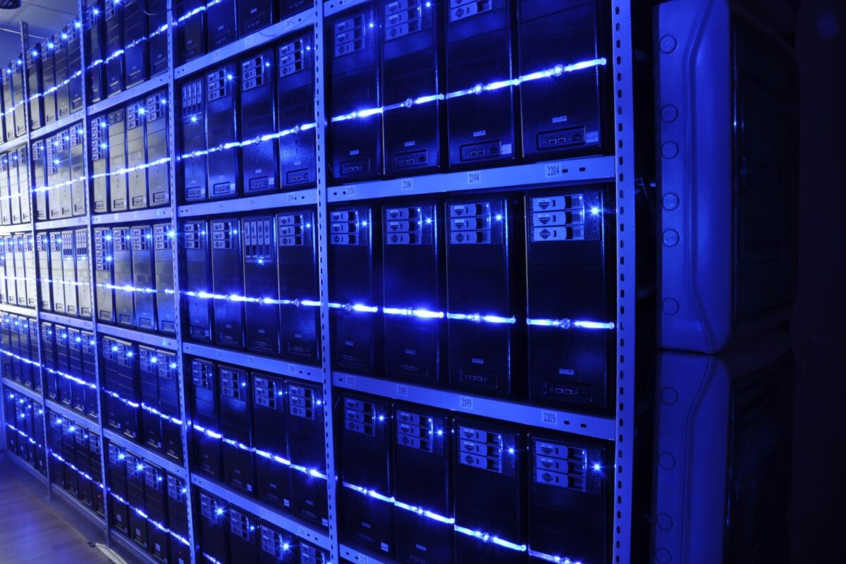 Data center servers behind the AI chatbot outage