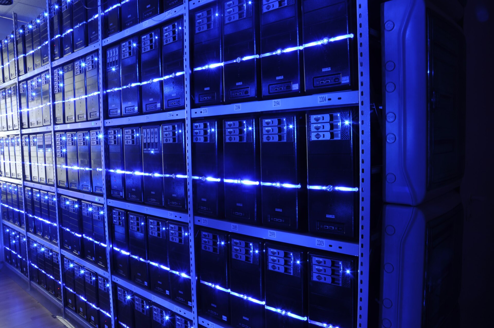Data center servers behind the AI chatbot outage