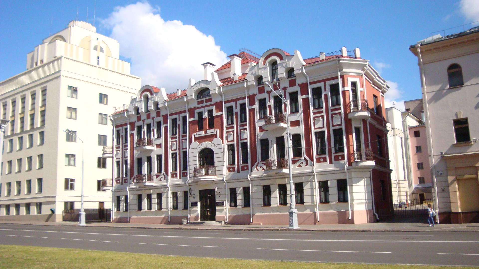A street in Minsk, Belarus, where the Belarus prisoner release deal was negotiated
