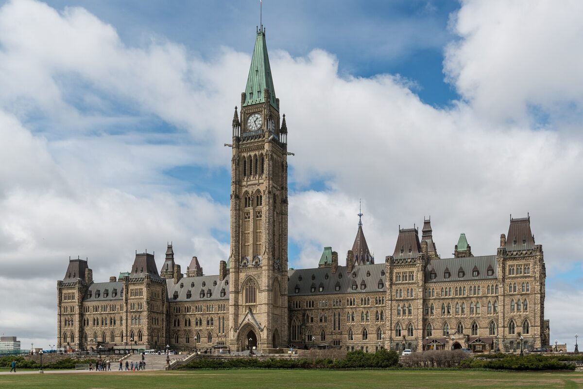 Parliament's Centre Block in Ottawa after the Bank of Canada rate hold