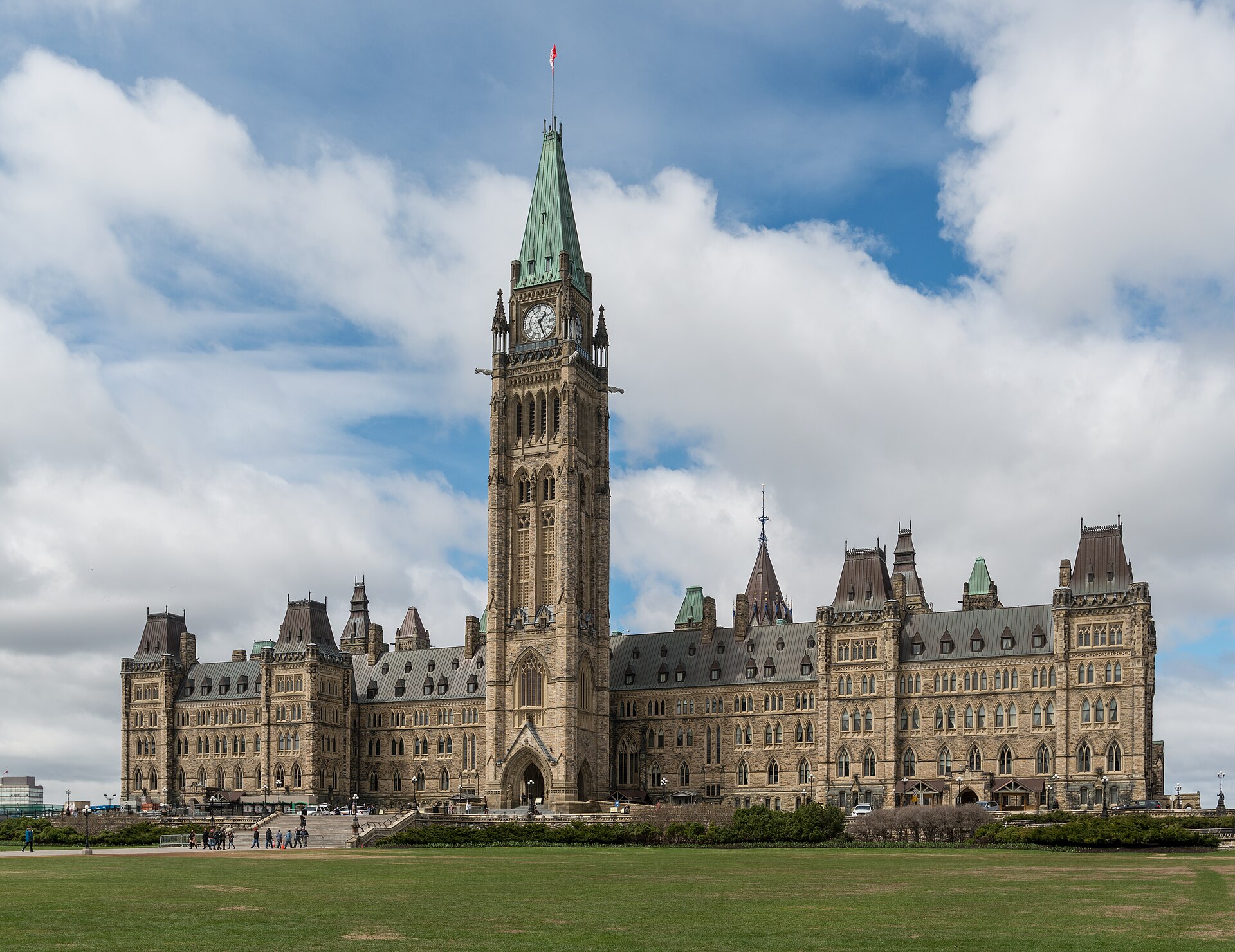 Parliament's Centre Block in Ottawa after the Bank of Canada rate hold