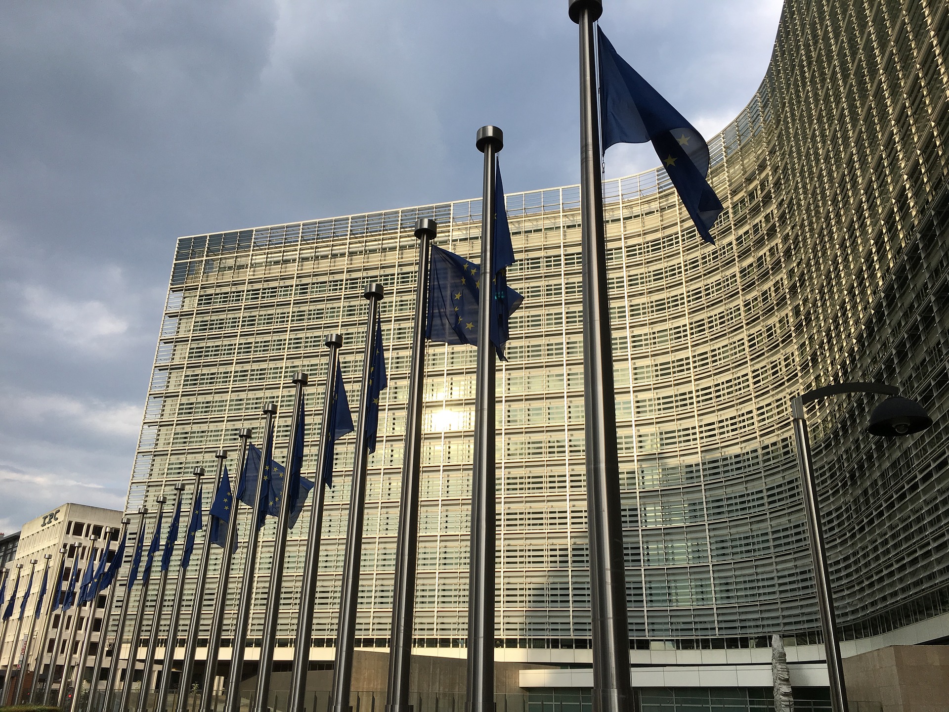European Commission headquarters, where the ChatGPT DSA designation was announced