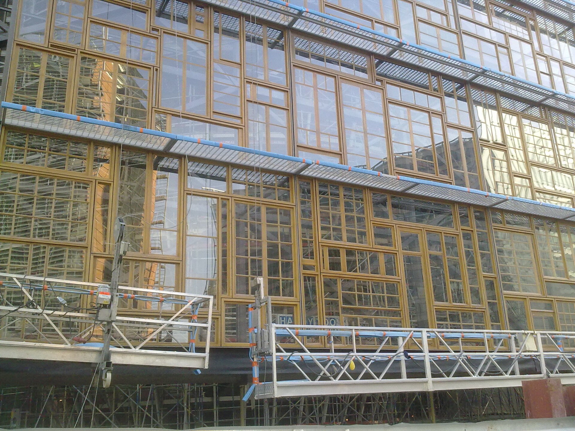 The Europa building in Brussels, seat of the Russia sanctions renewal talks