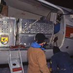 Iran travel warning renewed context: an airplane at an airport gate