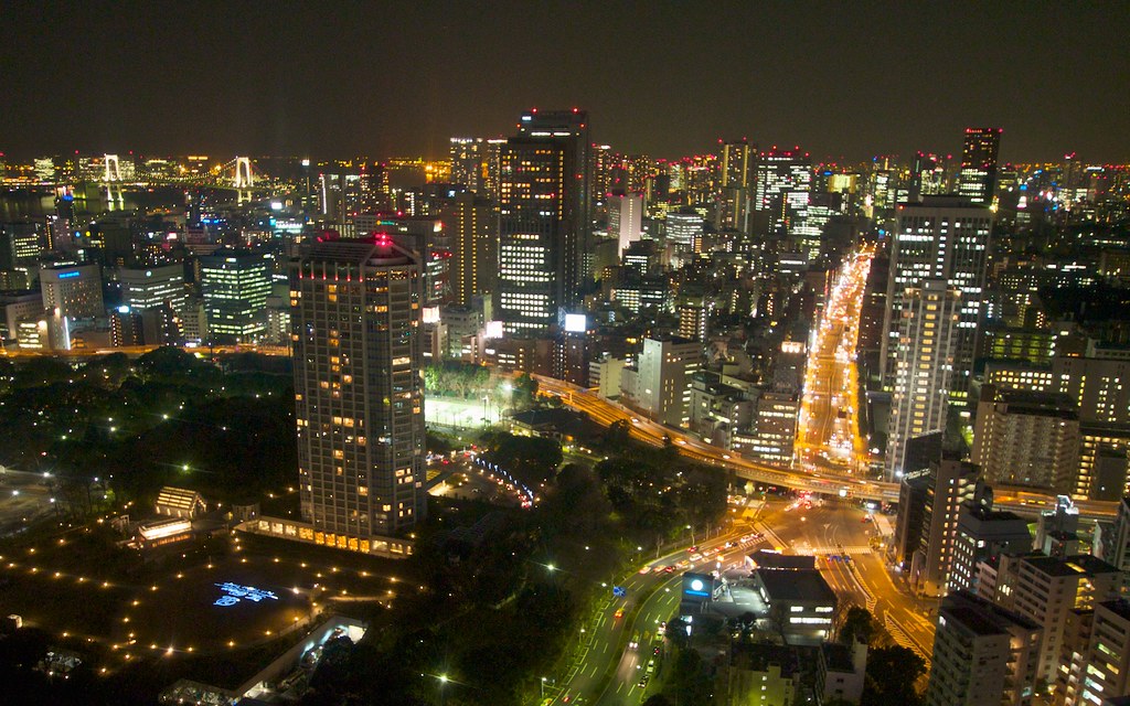 Tokyo skyline at night, illustrating the country introducing new Japan visa renewal fees
