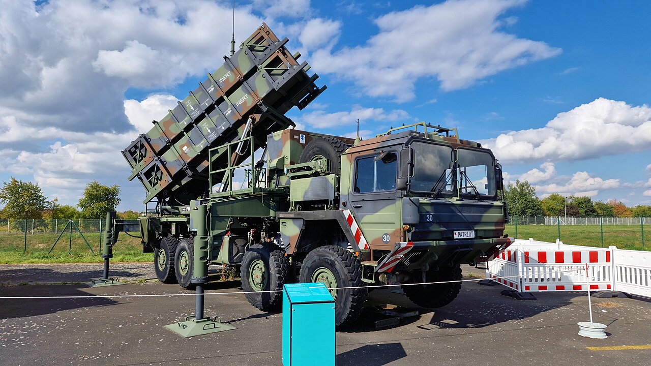 Patriot air defence launcher of the kind used against the Riyadh missile attack