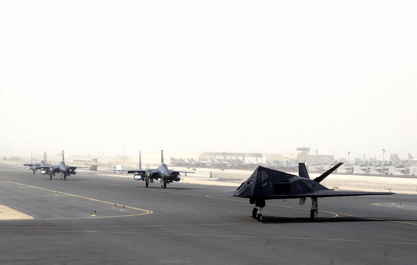 US air base aircraft, the kind of facility covered by the Pentagon watchdog Iran report
