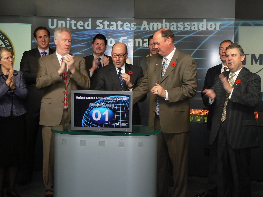 Trading floor screens during the stock market AI trade rally