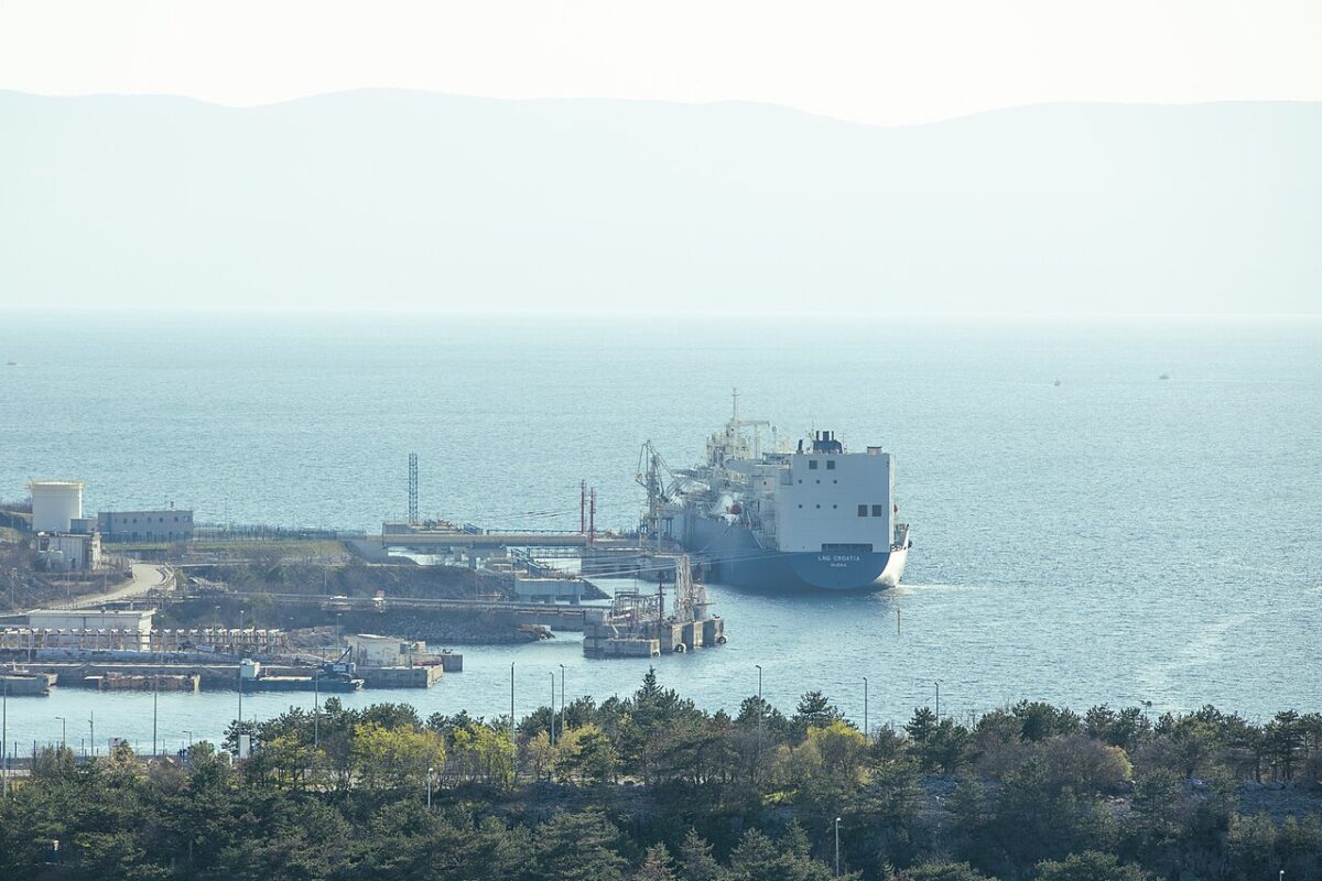 Oil tanker at sea representing the Strait of Hormuz tanker attack