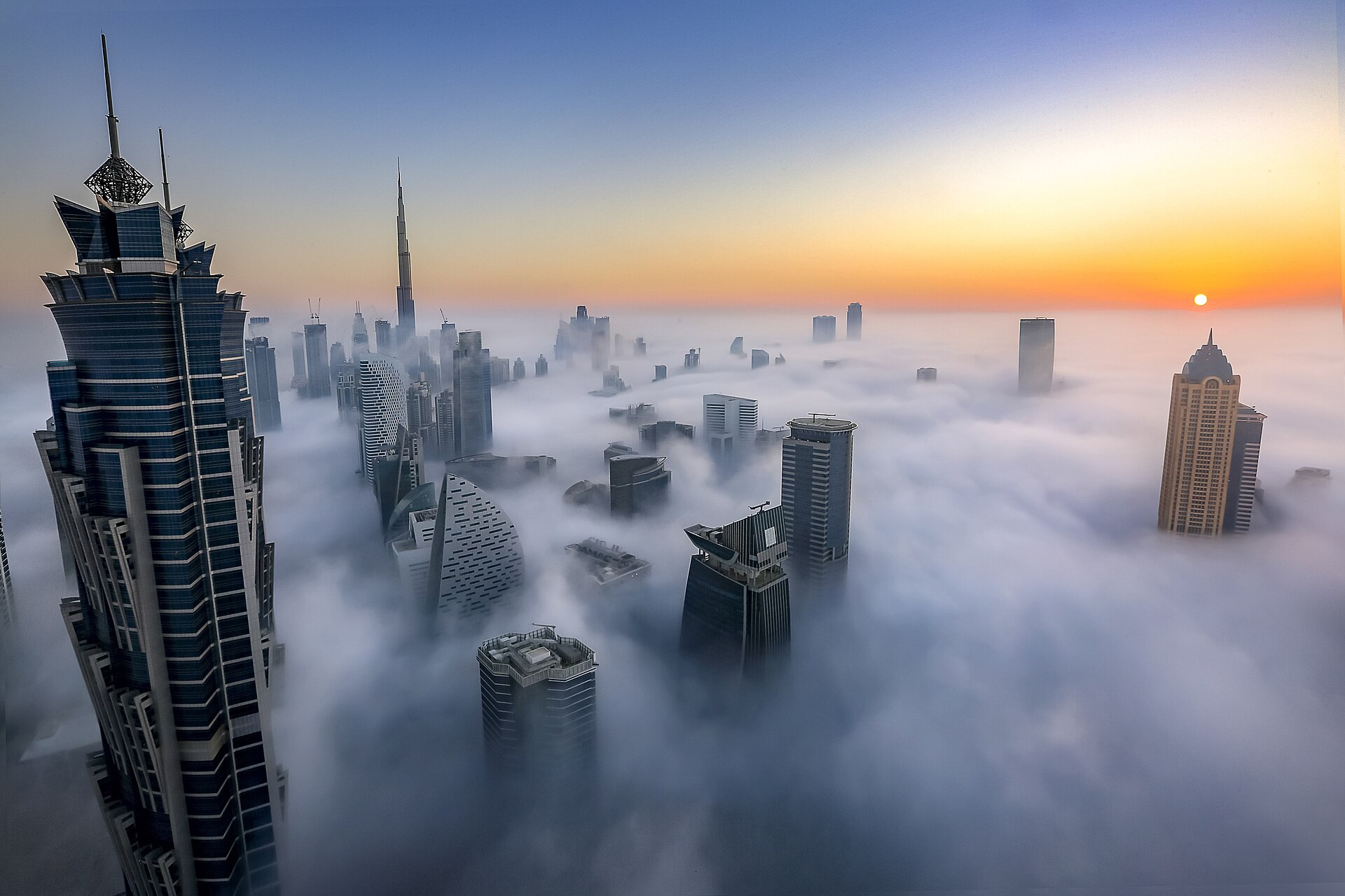 Dubai business district, where the UAE e-invoicing deadline applies to registered companies
