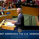UN General Assembly Guterres session hall at UN headquarters