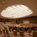 The UN Security Council chamber, venue of the UN Security Council AI briefing