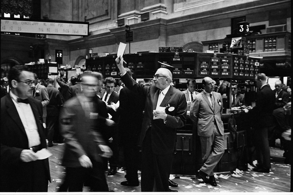 A stock exchange trading floor, the kind of venue tied to the Anthropic IPO valuation target reporting