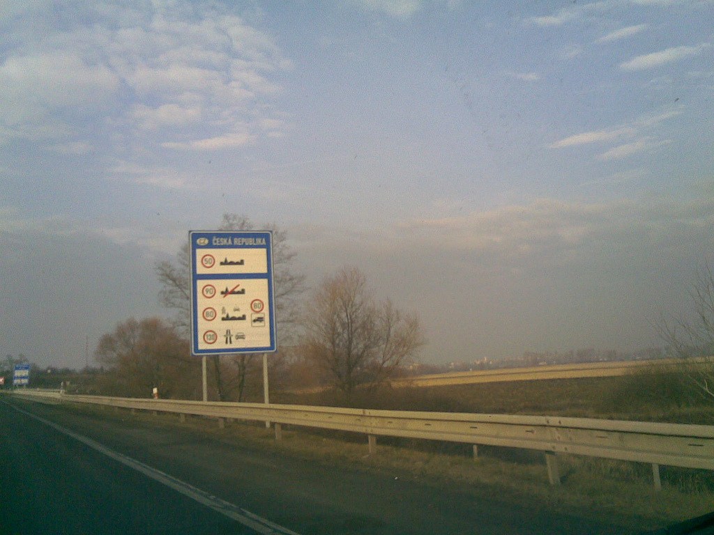 Schengen area border sign relevant to the ETIAS launch delay 2027