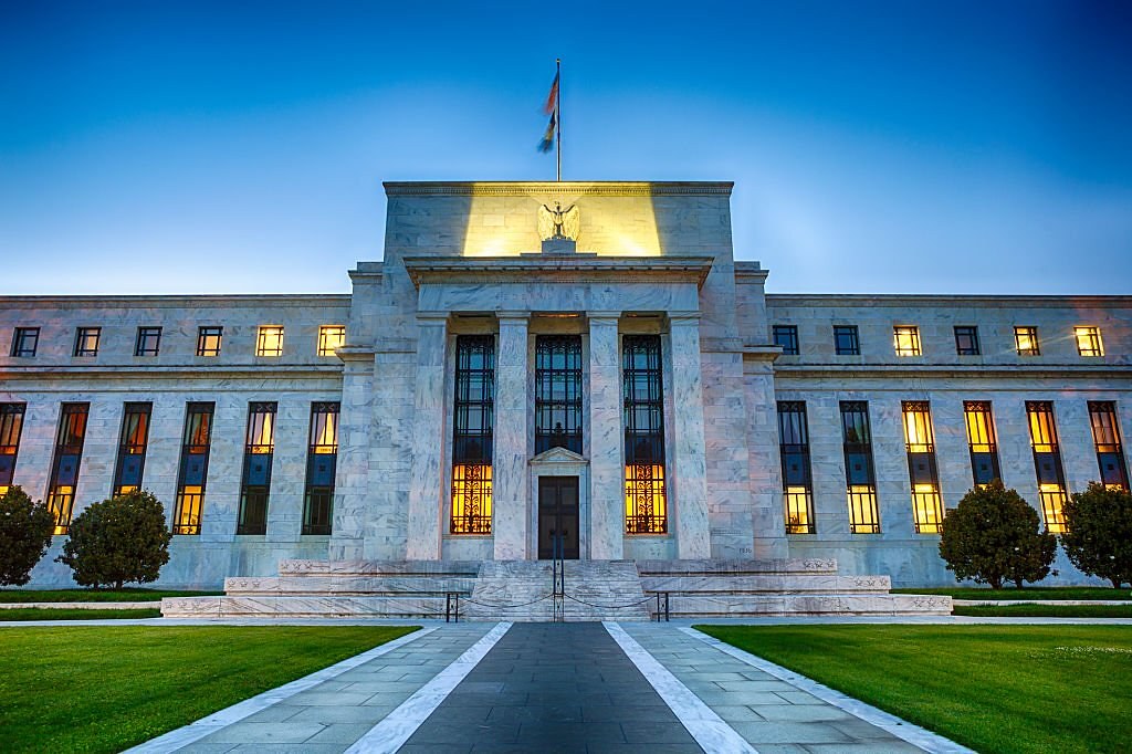 Fed October rate decision Federal Reserve building in Washington