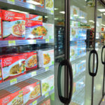 Supermarket refrigerator aisle of the kind hit by the French supermarket cyberattack