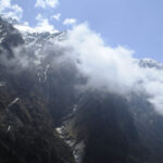 Himalayan trekking trail near where Nepal floods foreign trekkers were stranded in Gorkha