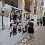 Netanyahu bloc election results at a Bnei Brak polling station
