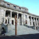 New Zealand's Parliament building ahead of the New Zealand 2026 election