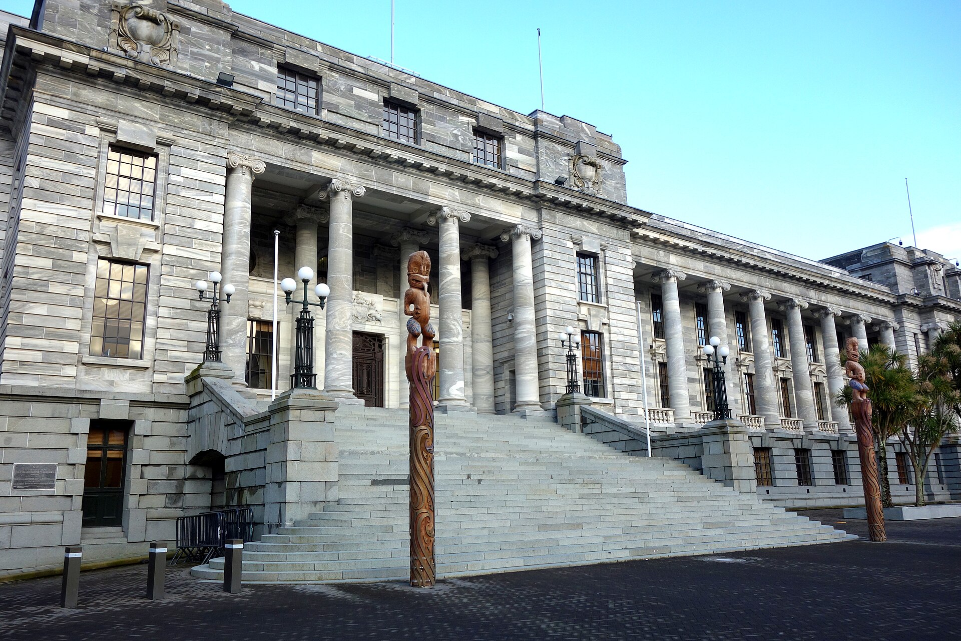 New Zealand's Parliament building ahead of the New Zealand 2026 election