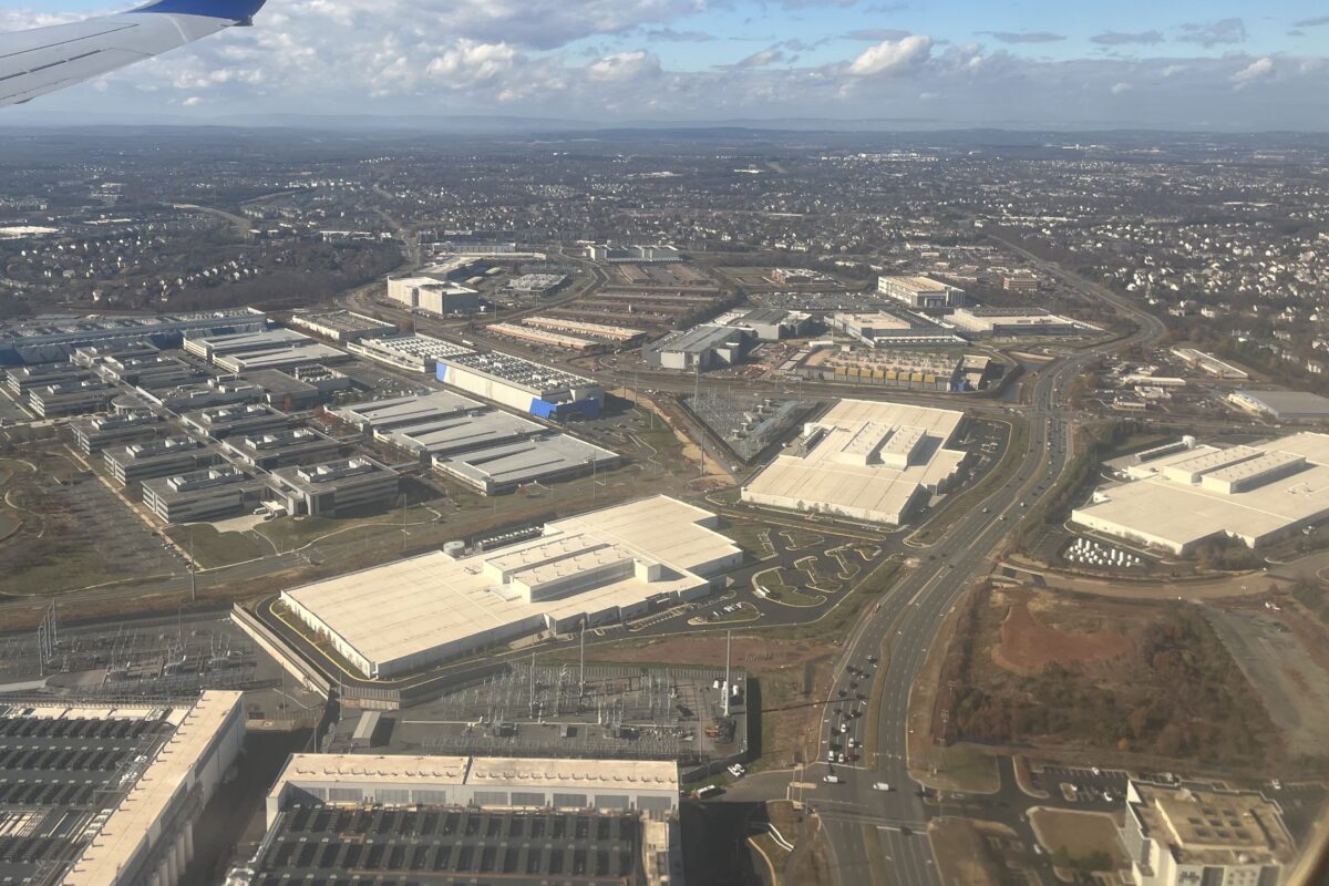 Data center infrastructure representing the NVIDIA AI factory deployment