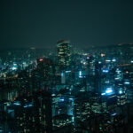 South Korea record exports Seoul skyline