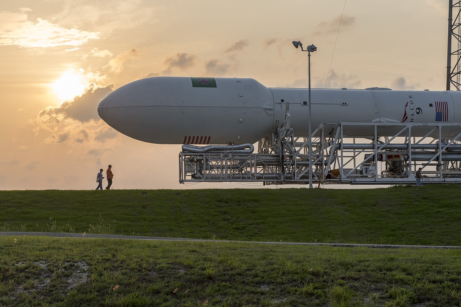 Falcon 9 rocket on the pad as SpaceX Q3 2026 earnings are released