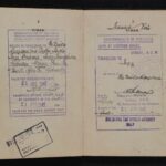 A passport stamp document relevant to the USCIS fee increase October 2026